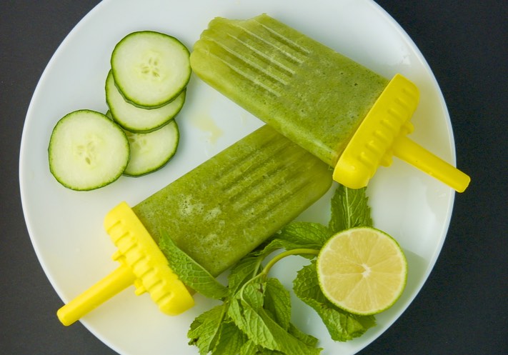 cucumber mint popsicles