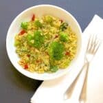 broccoli and spinach quinoa salad