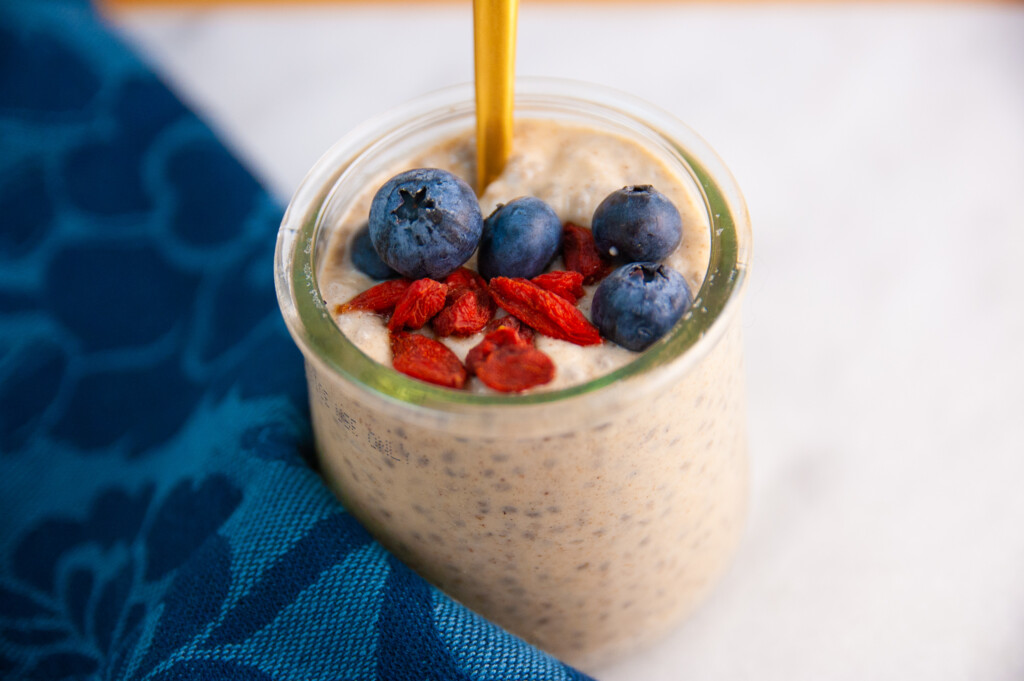 lemon ginger chia pudding