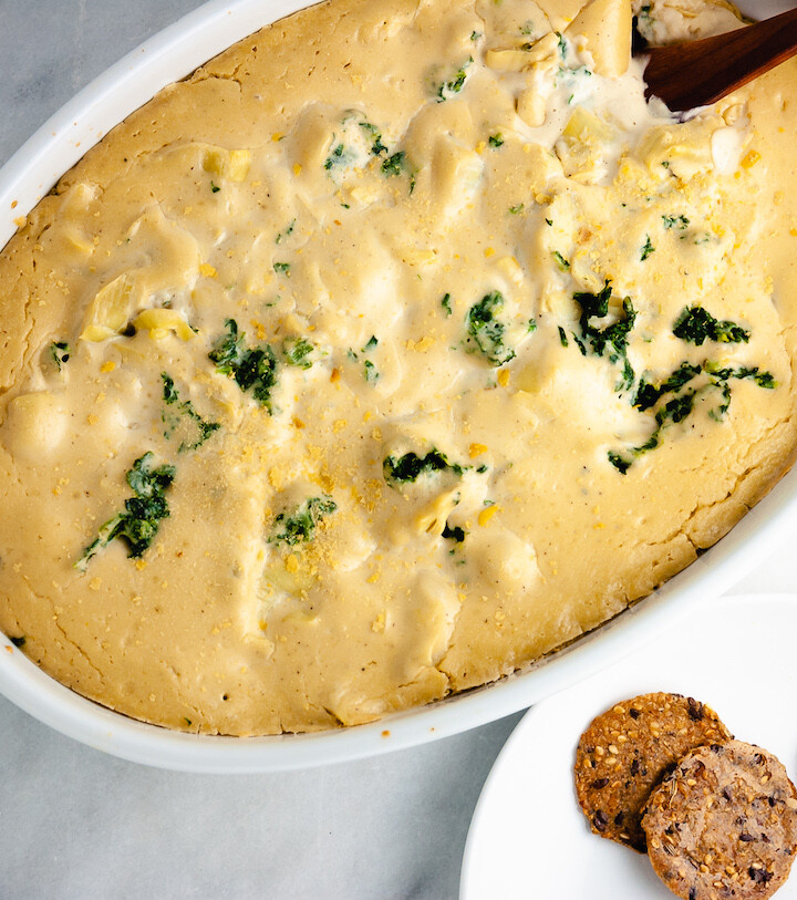 vegan spinach artichoke dip