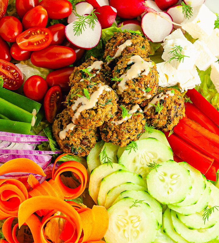quinoa and vegetable meatballs