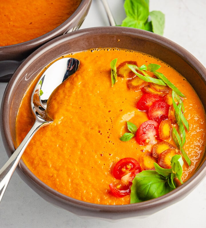creamy summer tomato soup