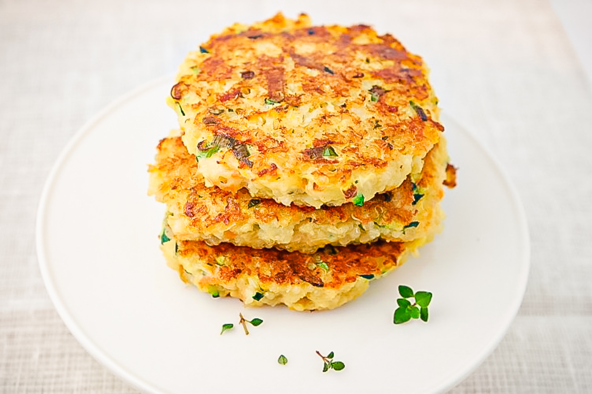 Quinoa Zucchini Fritters Fresh Balance Nutrition