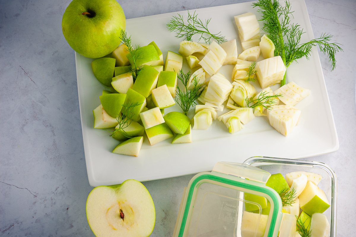 fennel and apples snack