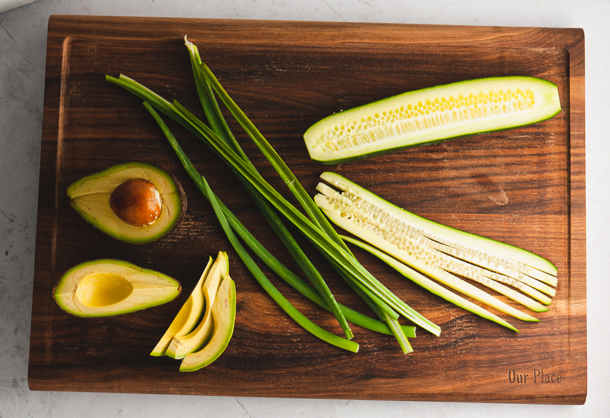 How To Cut Vegetables For Sushi 