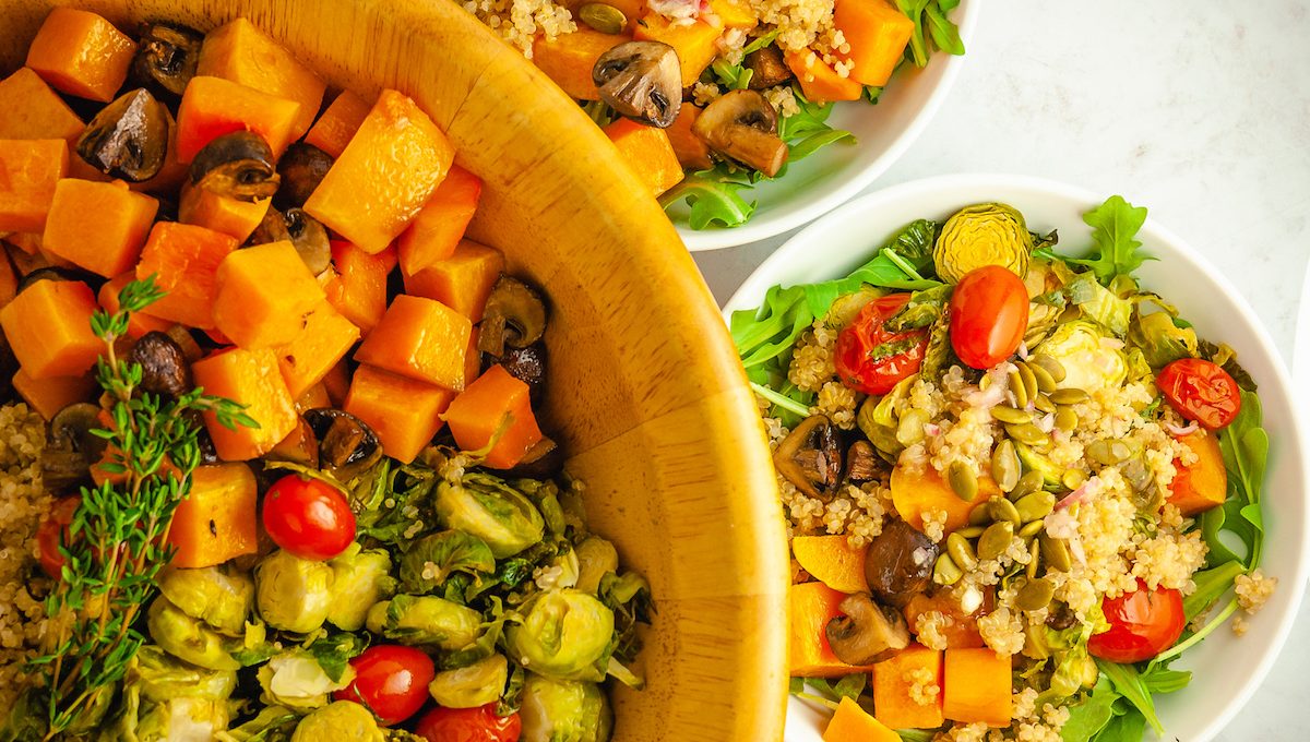 Winter Roasted Vegetable Salad with Quinoa